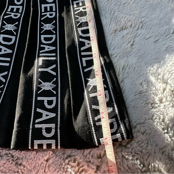 Daily Paper Black Etape Pleated Skirt Size XS - Picture 7 of 8